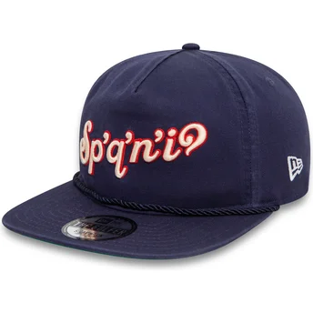 Gorra plana azul marino snapback GOLFER Alternative de Spokane Indians MiLB de New Era