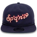 gorra-plana-azul-marino-snapback-golfer-alternative-de-spokane-indians-milb-de-new-era