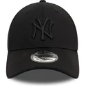 gorra-curva-negra-ajustada-con-logo-negro-39thirty-monochrome-de-new-york-yankees-mlb-de-new-era