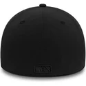 gorra-curva-negra-ajustada-con-logo-negro-39thirty-stretch-nylon-de-new-york-yankees-mlb-de-new-era