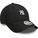 gorra-curva-negra-ajustable-para-mujer-9forty-jacquard-de-new-york-yankees-mlb-de-new-era