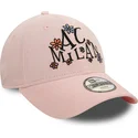 gorra-curva-rosa-ajustable-para-nino-9forty-needle-cord-de-ac-milan-serie-a-de-new-era