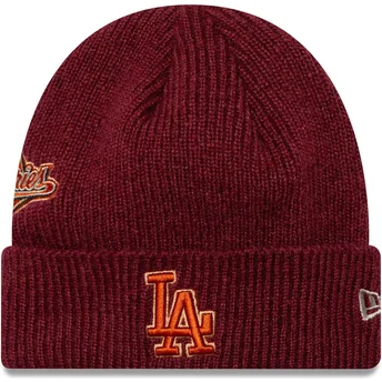 Gorro rojo World Series Patch de Los Angeles Dodgers MLB de New Era