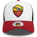 gorra-trucker-blanca-negra-y-roja-9forty-e-frame-core-de-associazione-sportiva-roma-serie-a-de-new-era