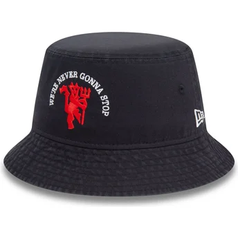 Bucket azul marino Game Day de Manchester United Football Club Premier League de New Era