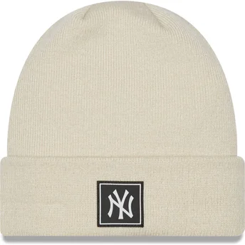 Gorro beige Team Cuff de New York Yankees MLB de New Era