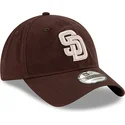 gorra-curva-marron-ajustable-9twenty-core-classic-de-san-diego-padres-mlb-de-new-era