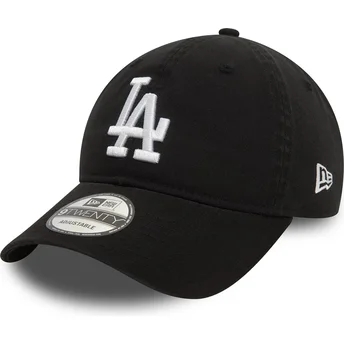 Gorra curva negra ajustable 9TWENTY Washed de Los Angeles...