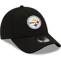 gorra-curva-negra-ajustable-para-nino-9forty-the-league-de-pittsburgh-steelers-nfl-de-new-era