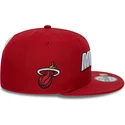 gorra-plana-roja-snapback-9fifty-statement-de-miami-heat-nba-de-new-era