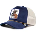 gorra-trucker-azul-y-blanca-cabra-sapphire-goat-the-farm-jewel-tones-de-goorin-bros