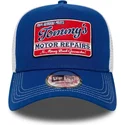 gorra-trucker-azul-y-blanca-9forty-a-frame-vintage-de-motor-repairs-de-new-era