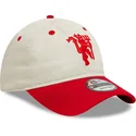 gorra-curva-blanca-y-roja-ajustable-9twenty-contrast-visor-de-manchester-united-football-club-premier-league-de-new-era