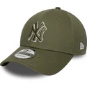 gorra-curva-verde-ajustable-con-logo-verde-9forty-outline-de-new-york-yankees-mlb-de-new-era