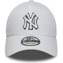 gorra-curva-blanca-ajustable-9forty-outline-de-new-york-yankees-mlb-de-new-era