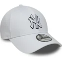 gorra-curva-blanca-ajustable-9forty-outline-de-new-york-yankees-mlb-de-new-era