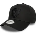 gorra-curva-negra-snapback-e-frame-essential-de-las-vegas-raiders-nfl-de-new-era