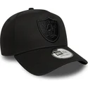 gorra-curva-negra-snapback-e-frame-essential-de-las-vegas-raiders-nfl-de-new-era