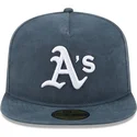 gorra-plana-verde-ajustada-59fifty-a-frame-championship-side-flag-de-oakland-athletics-mlb-de-new-era