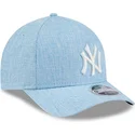 gorra-curva-azul-claro-snapback-9forty-m-crown-a-frame-cotton-weave-de-new-york-yankees-mlb-de-new-era