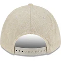 gorra-curva-beige-snapback-9forty-m-crown-a-frame-cotton-weave-de-new-york-yankees-mlb-de-new-era