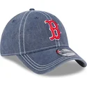 gorra-curva-azul-ajustable-9twenty-washed-contrast-de-boston-red-sox-mlb-de-new-era