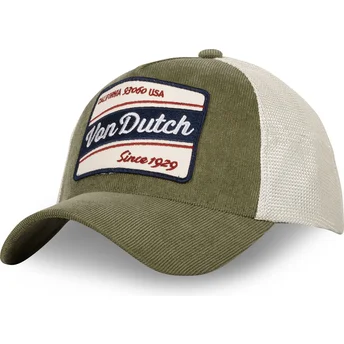 Gorra trucker verde y beige GRE de Von Dutch