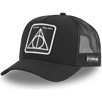 Gorra trucker negra Las Reliquias de la Muerte Deathly Hallows DEA1 CT Harry Potter de Capslab