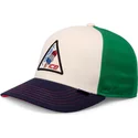 gorra-curva-beige-verde-y-azul-snapback-para-nino-rocket-ice-food-de-djinns