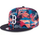 gorra-plana-multicolor-snapback-9fifty-printed-spring-training-fan-pack-2025-de-boston-red-sox-mlb-de-new-era