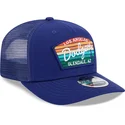 gorra-trucker-azul-9seventy-stretch-snap-mesh-spring-training-fan-pack-2025-de-los-angeles-dodgers-mlb-de-new-era