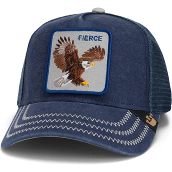 Gorra trucker azul marino águila Fierce Bird Of Prey Core Canvas The Farm de Goorin Bros.