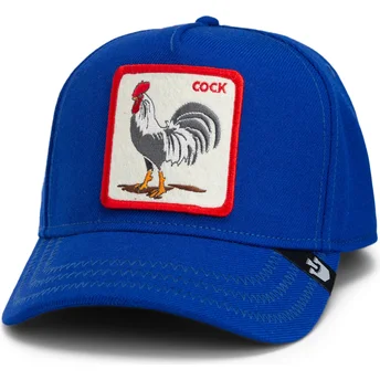 Gorra curva azul snapback gallo Cock Rooster Field 100 The Farm de Goorin Bros.