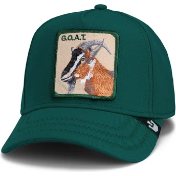 Gorra curva verde snapback cabra G.O.A.T. Greatest Field 100 The Farm de Goorin Bros.