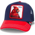 gorra-trucker-azul-marino-y-roja-pajaro-the-bird-fab-farm-de-goorin-bros