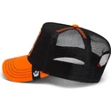 gorra-trucker-negra-y-naranja-pajaro-the-diehard-bird-fab-farm-de-goorin-bros