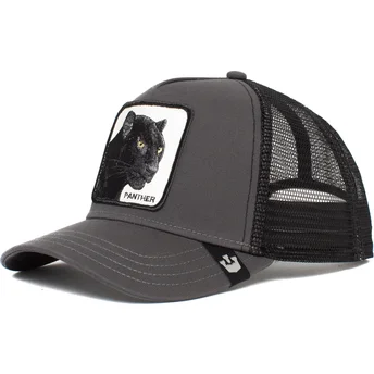 Gorra trucker gris pantera The Panther Global Core The Farm de Goorin Bros.