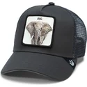 gorra-trucker-negra-elefante-the-big-elephant-global-core-the-farm-de-goorin-bros