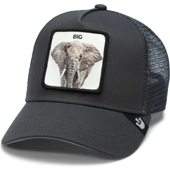 Gorra trucker negra elefante The Big Elephant Global Core The Farm de Goorin Bros.