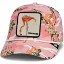 gorra-curva-rosa-snapback-flotador-flamenco-floater-randy-souse-git-salty-rim-the-farm-de-goorin-bros