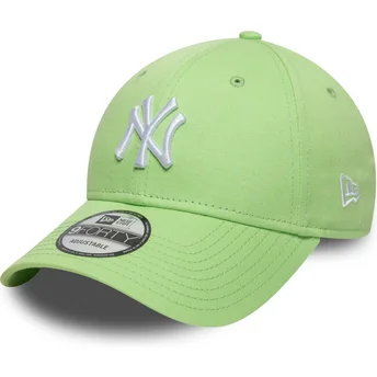 Gorra curva verde claro ajustable 9FORTY Colour Pack de New York Yankees MLB de New Era