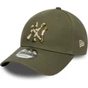 gorra-curva-verde-ajustable-9forty-seasonal-infill-de-new-york-yankees-mlb-de-new-era