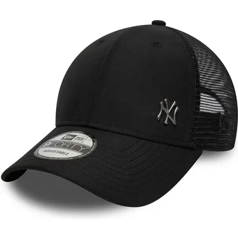 Gorra trucker negra ajustable 9FORTY Flawless de New York Yankees MLB de New Era