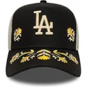 gorra-trucker-negra-a-frame-floral-icon-de-los-angeles-dodgers-mlb-de-new-era
