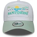 gorra-trucker-blanca-y-verde-santorini-greece-a-frame-summer-de-new-era