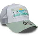 gorra-trucker-blanca-y-verde-santorini-greece-a-frame-summer-de-new-era
