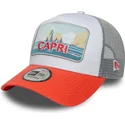 gorra-trucker-blanca-y-naranja-capri-italy-a-frame-summer-de-new-era
