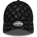gorra-curva-negra-ajustable-para-mujer-9forty-monogram-de-new-york-yankees-mlb-de-new-era