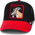 gorra-trucker-negra-y-roja-cabra-the-goat-steer-fab-farm-de-goorin-bros