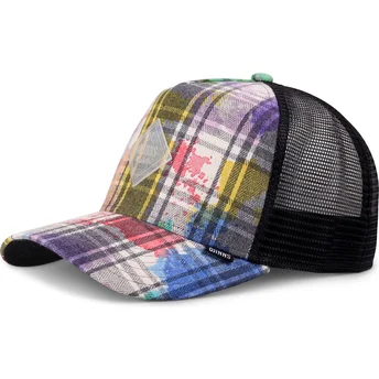 Gorra trucker multicolor HFT Dirty Check de Djinns